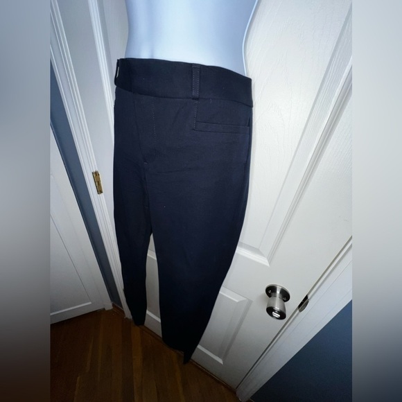NWOT Banana Republic Women’s 4 Navy Blue Sloan Trouser Crop Dress Pants Skinny S - Picture 12 of 14